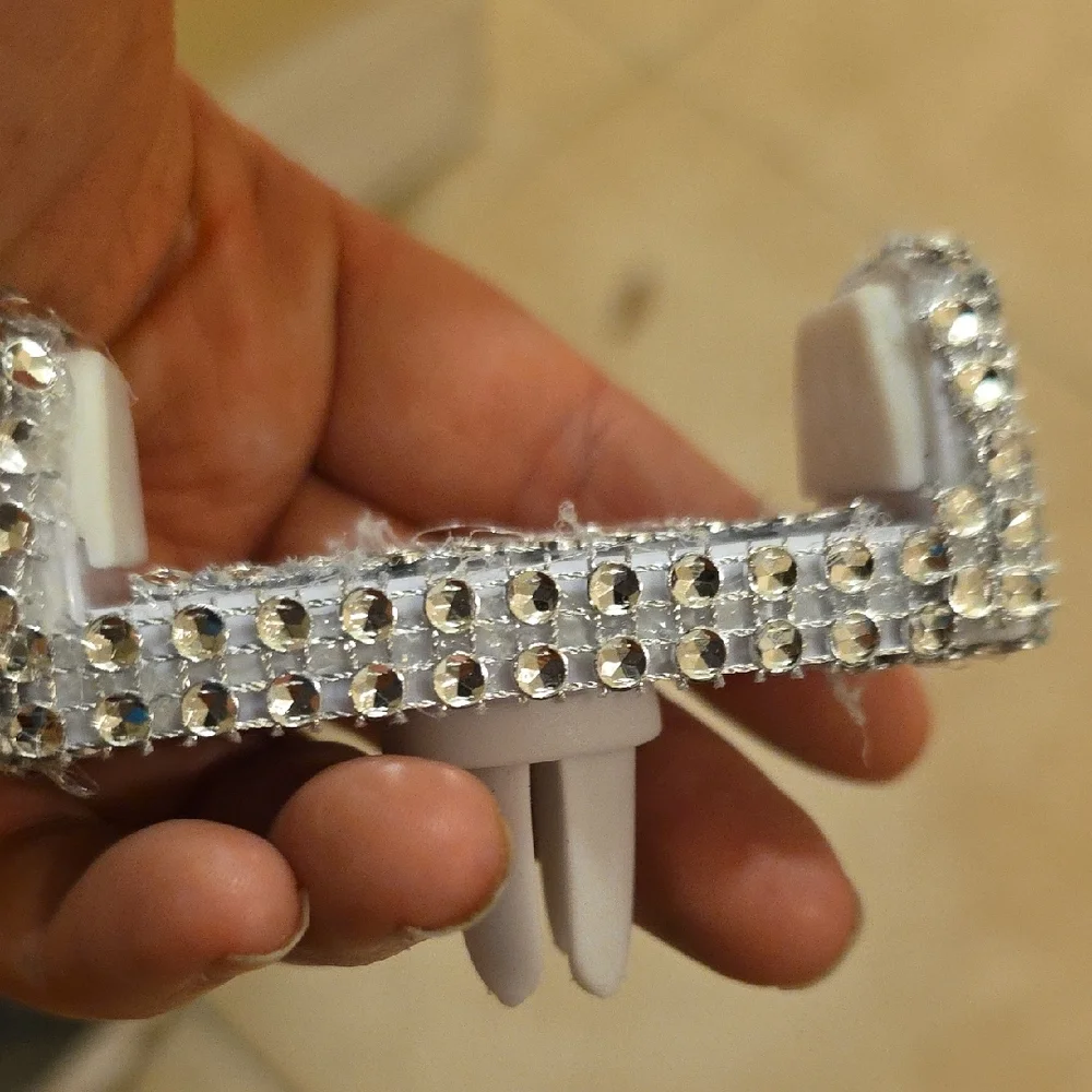 Crystal-Embellished Phone Grip - Silver